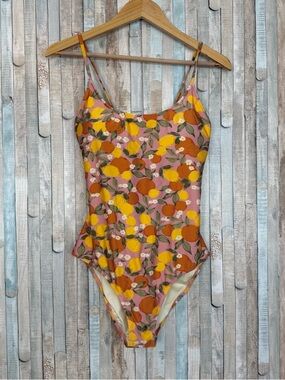 Princess Highway 12 8 Citrus Fruit One Piece Swimsuit Lemon Orange ModCloth